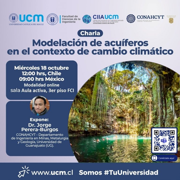 Modelación de acuíferos en el contexto de cambio climático.