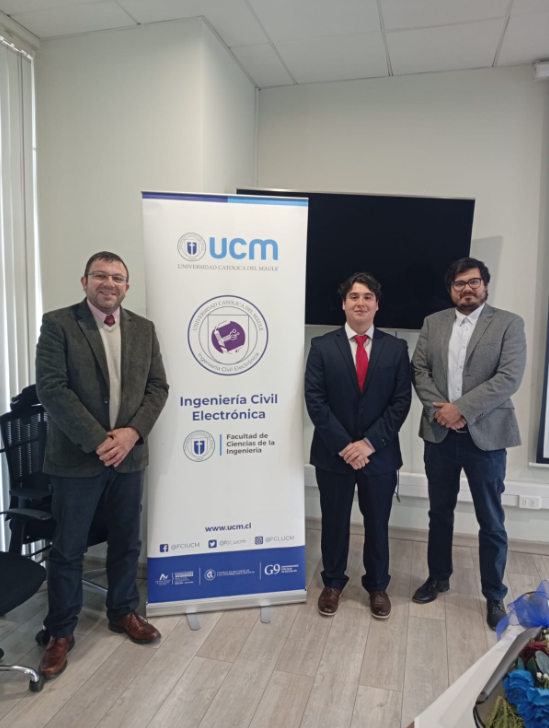 Estudiantes de Ingeniería Civil Electrónica UCM presentan proyectos de titulación con impacto regional e internacional.