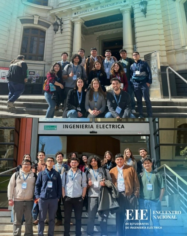 Estudiantes de Ingeniería Civil Electrónica participaron en el primer Encuentro Nacional de Estudiantes de Ingeniería Eléctrica