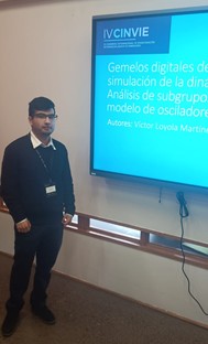 Presentación del estudiante Víctor Loyola en CINVIE 2026